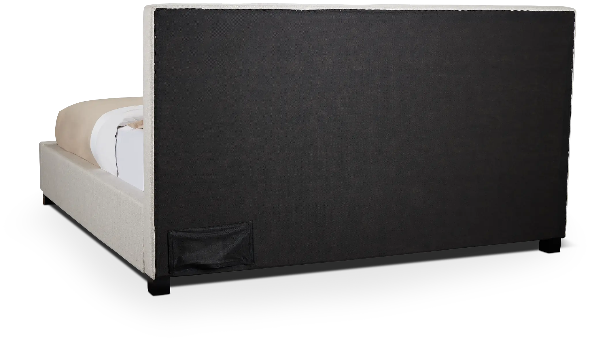 Monica Beige Uph Platform Bed Monica Beige Uph Platform Bed