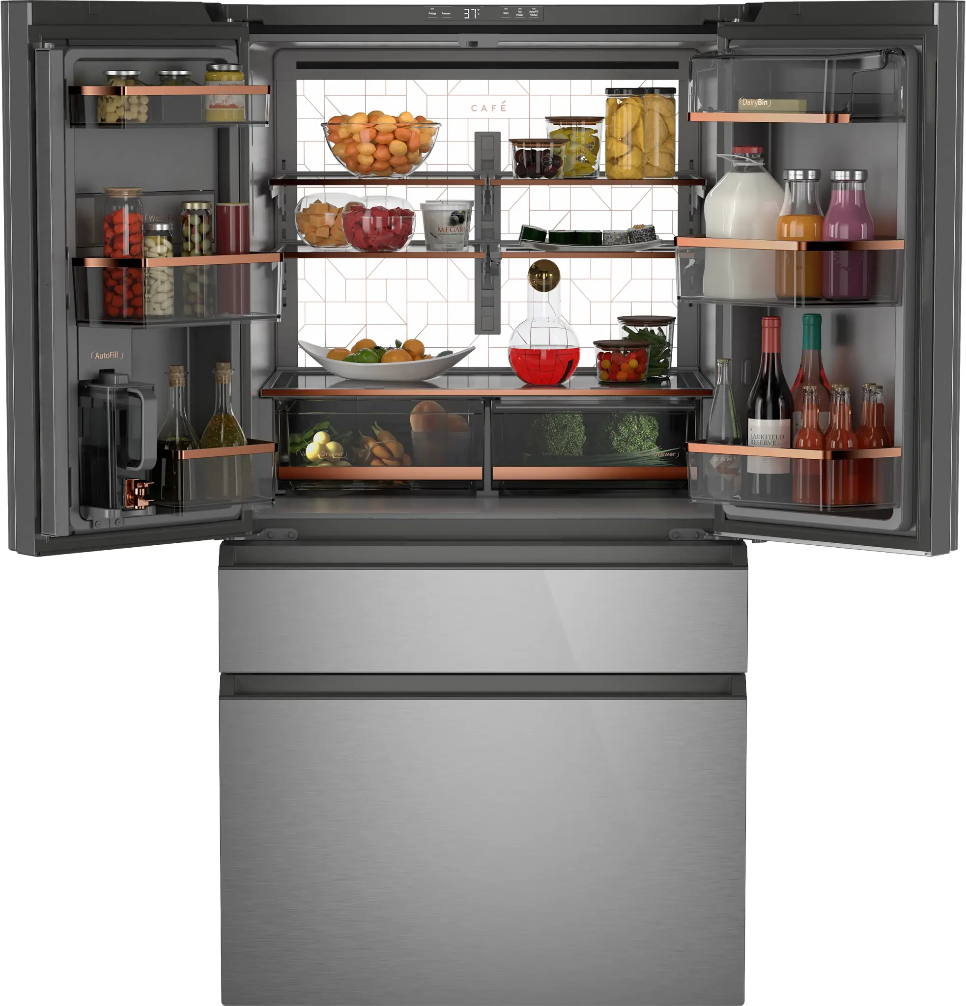 Cafe 23 Series Glass French Door Refrigerator Cafe 23 Series Glass French Door Refrigerator