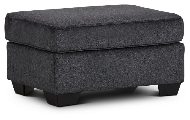 Altari Dark Gray Micro Ottoman