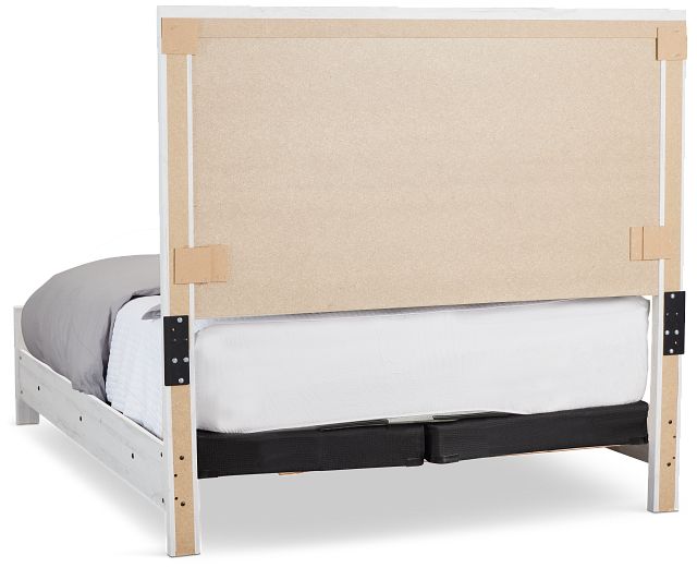 Everett White Panel Bed