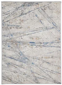 Fantasi Blue 8x10 Area Rug