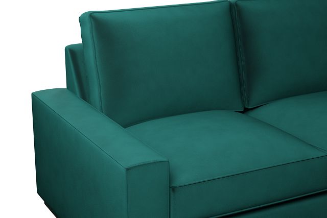 Edgewater Joya Green Right Chaise Sectional