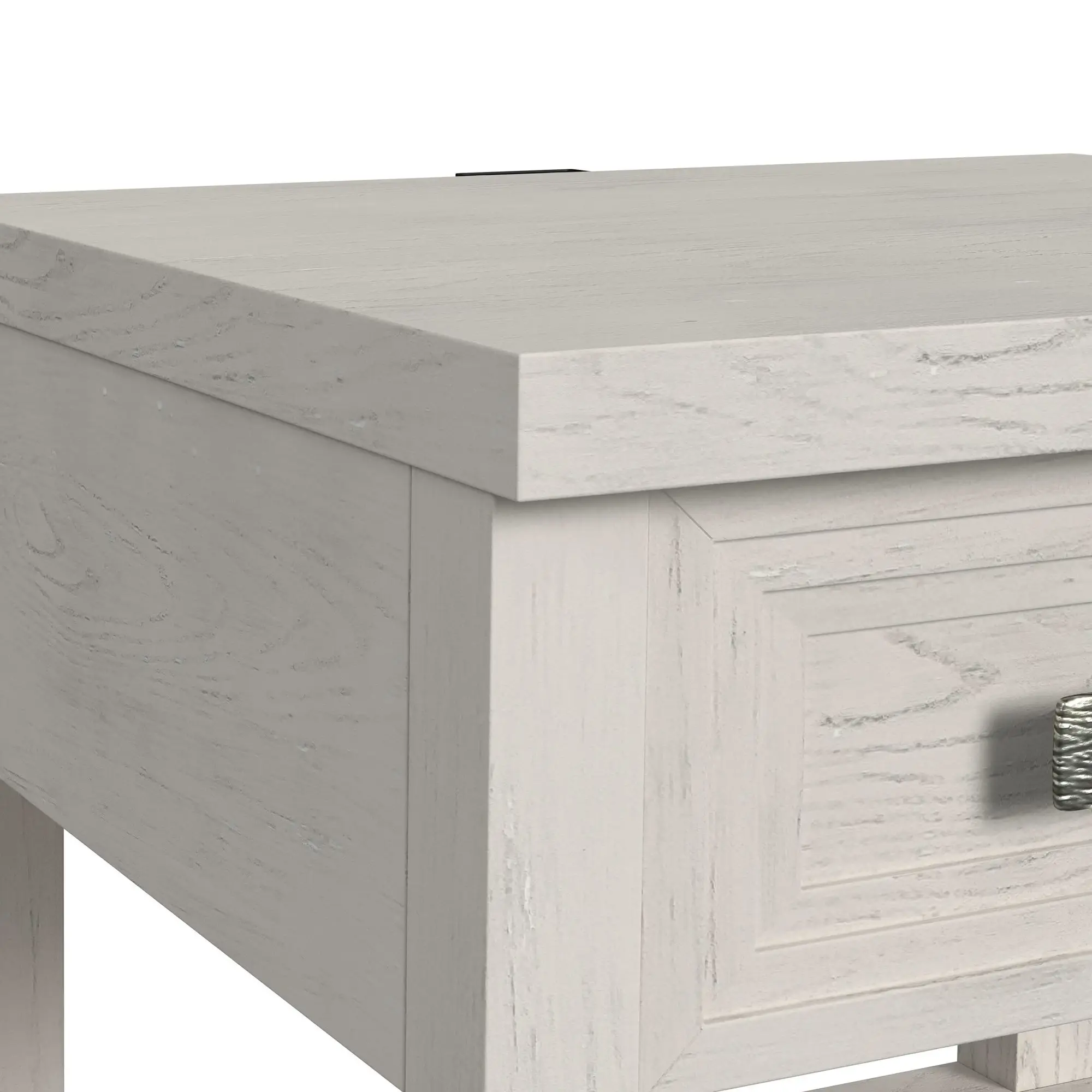 Sansa White Square End Table Sansa White Square End Table