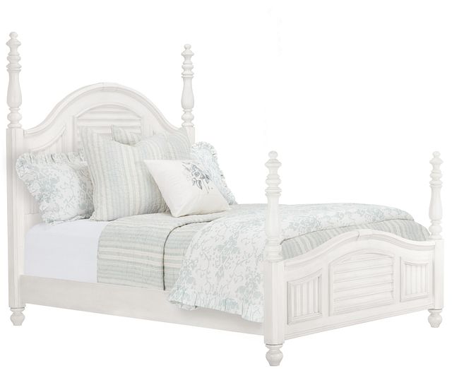 Savannah Ivory Poster Bed