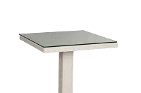 Bahia White 27" Pub Table