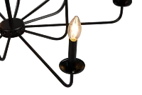 Amalia Black Pendant