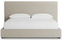 Grayton Gellar Green 54" Upholstered Platform Bed