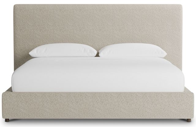 Grayton Gellar Green 54" Upholstered Platform Bed
