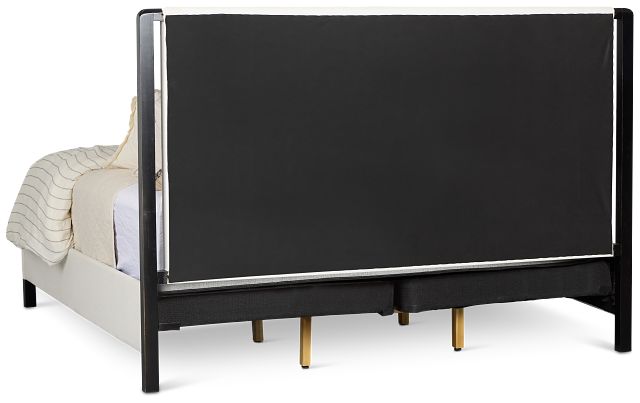 Highland Black Uph Panel Bed