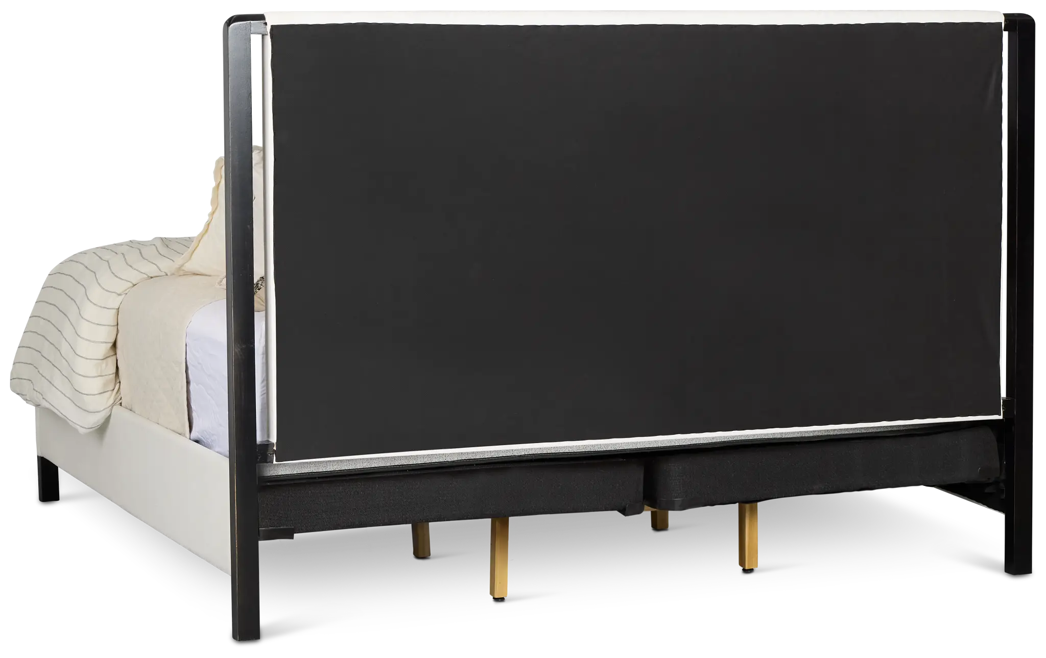 Highland Black Uph Panel Bed Highland Black Uph Panel Bed