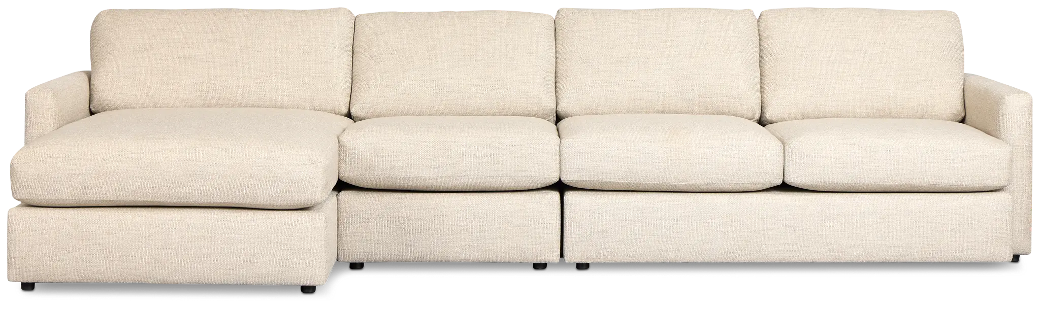 Maxwell Light Gray Fabric Small Left Chaise Sectional Maxwell Light Gray Fabric Small Left Chaise Sectional