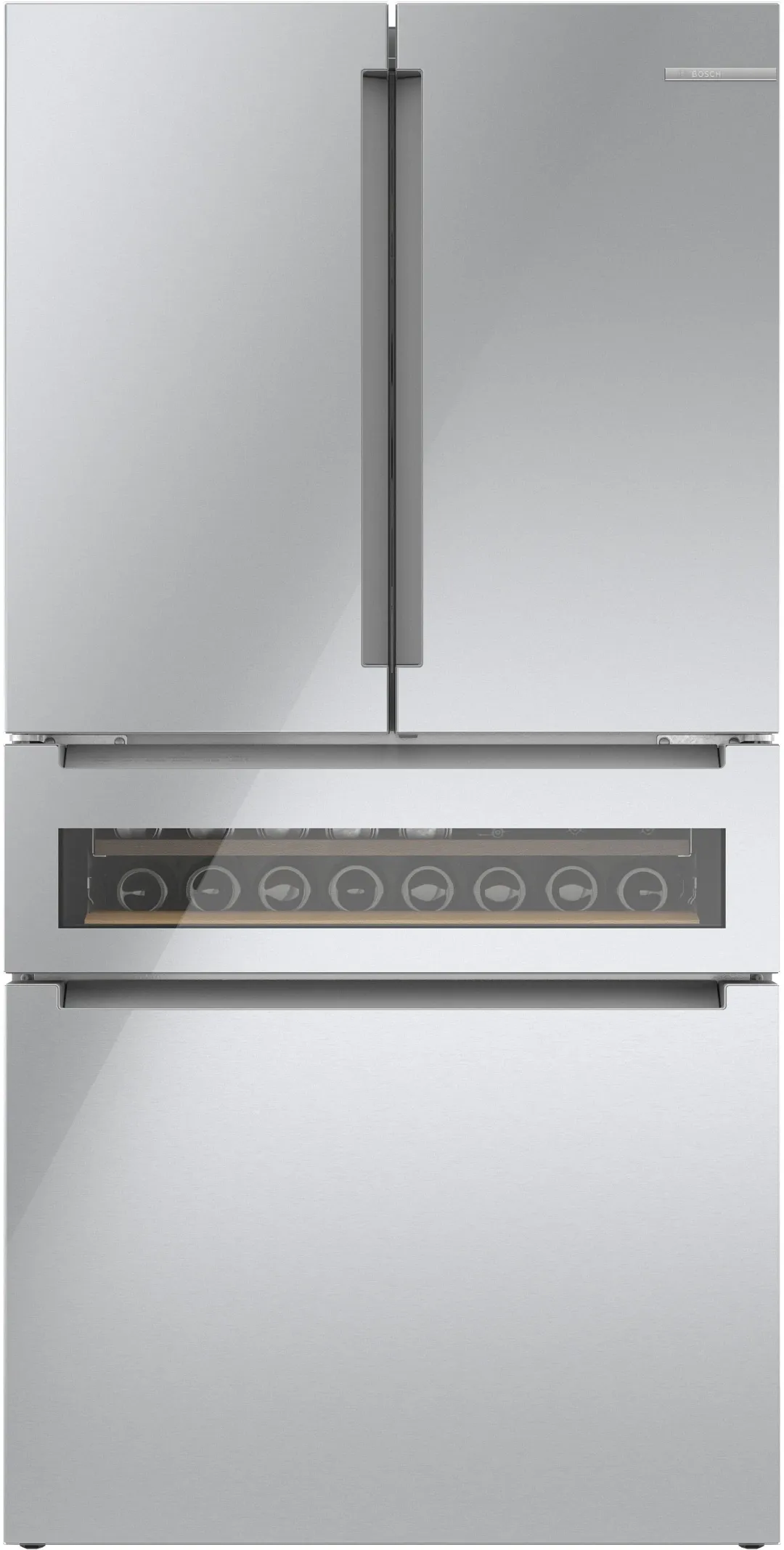 Bosch 800 Series Stainless Steel 36" French Door Refrigerator