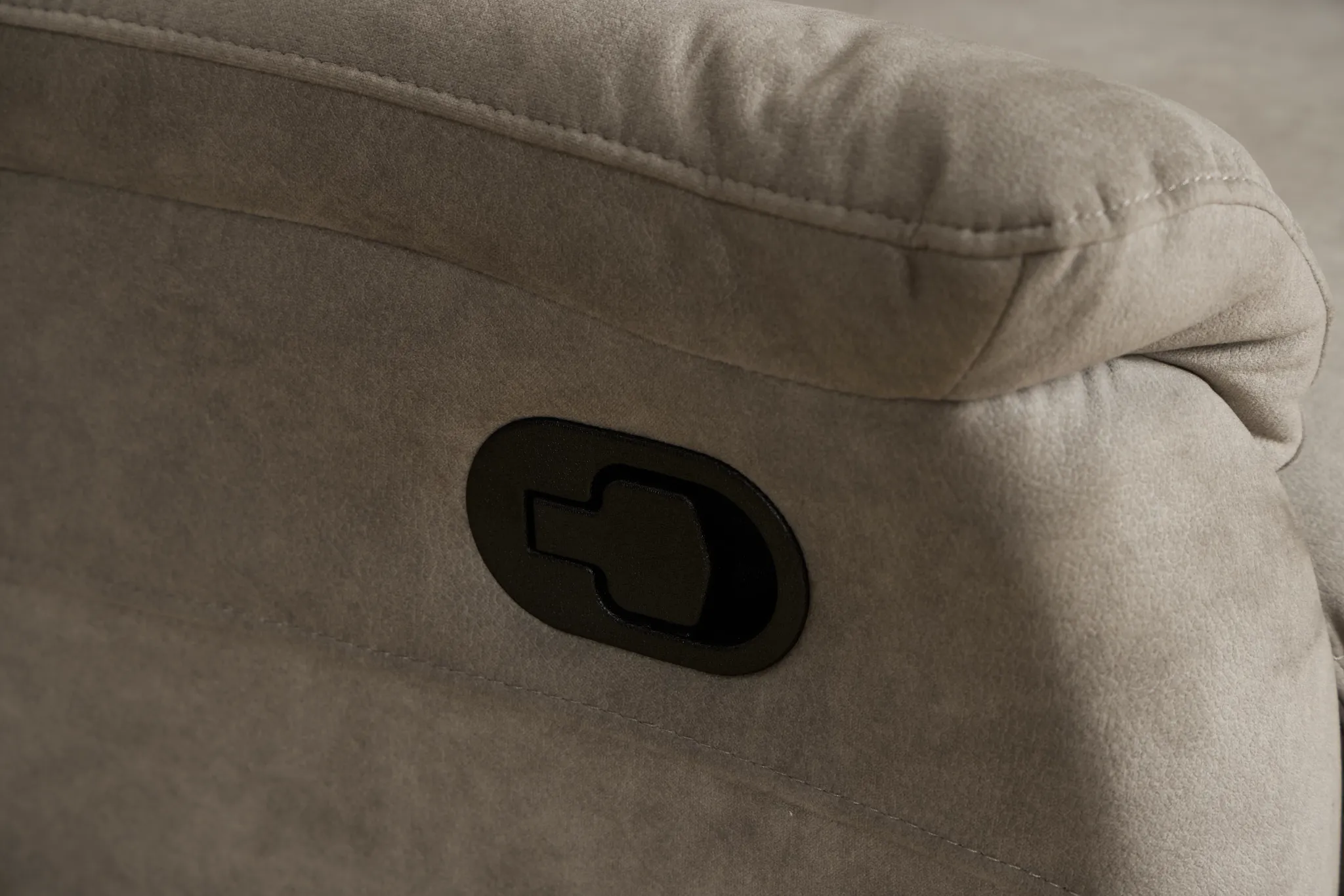 Ryder Beige Micro Recliner