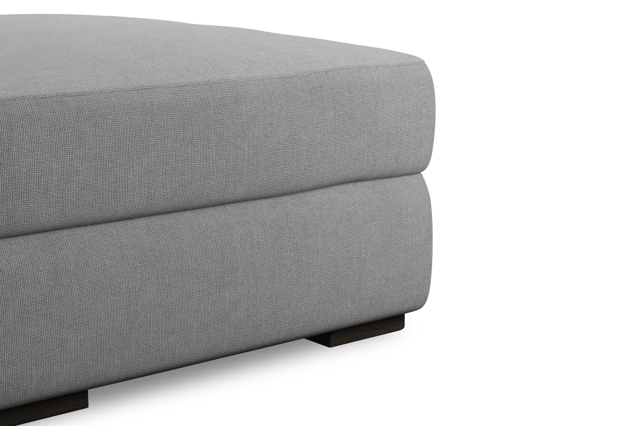Edgewater Suave Gray Ottoman Edgewater Suave Gray Ottoman
