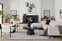 Nomad Light Tone Round Buffet