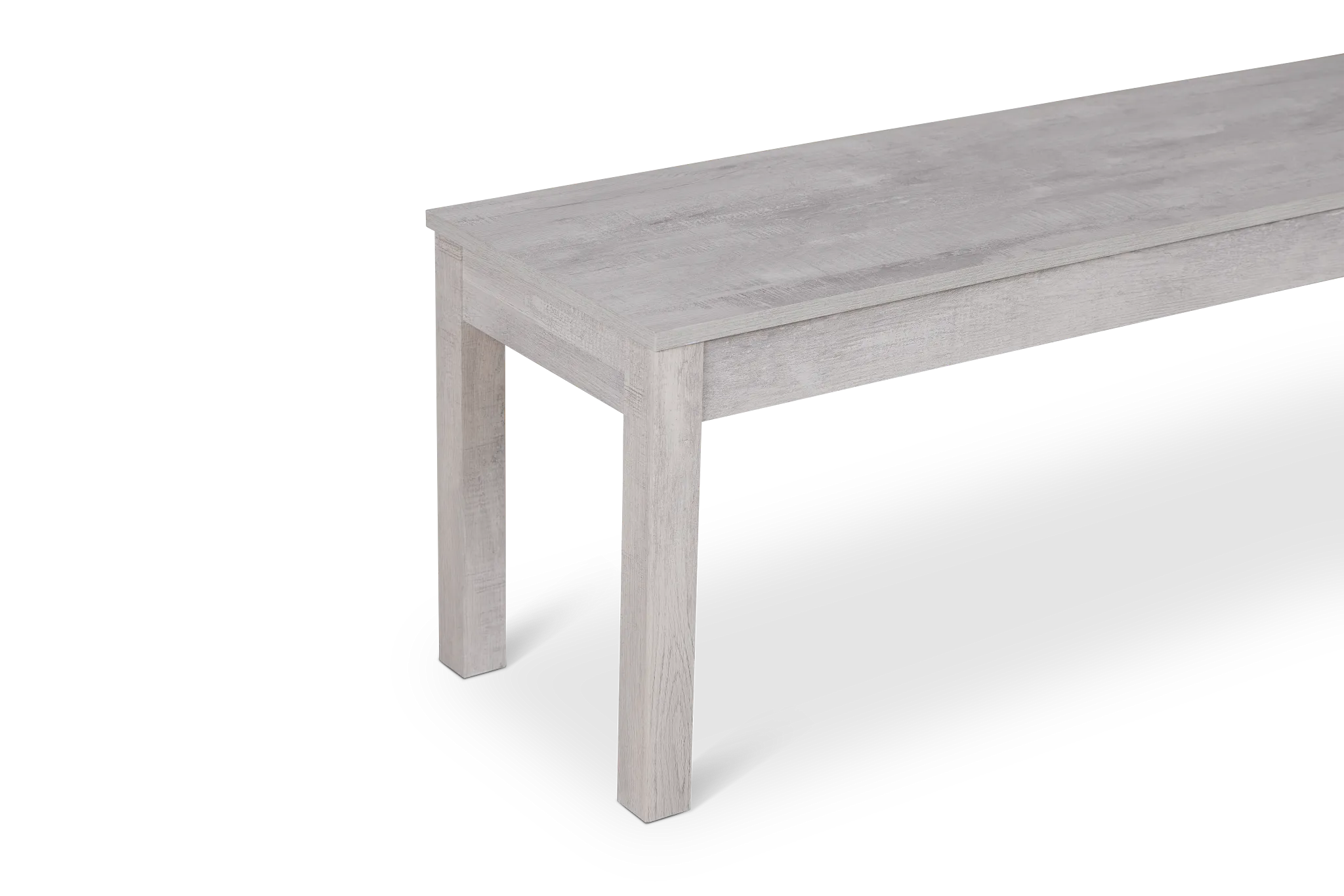 Delray White Dining Bench