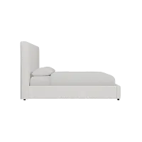 Grayton Natural Beauty Beige 54" Upholstered Platform Bed