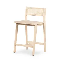 Four Hands Clarita Light Tone Wood 24" Barstool