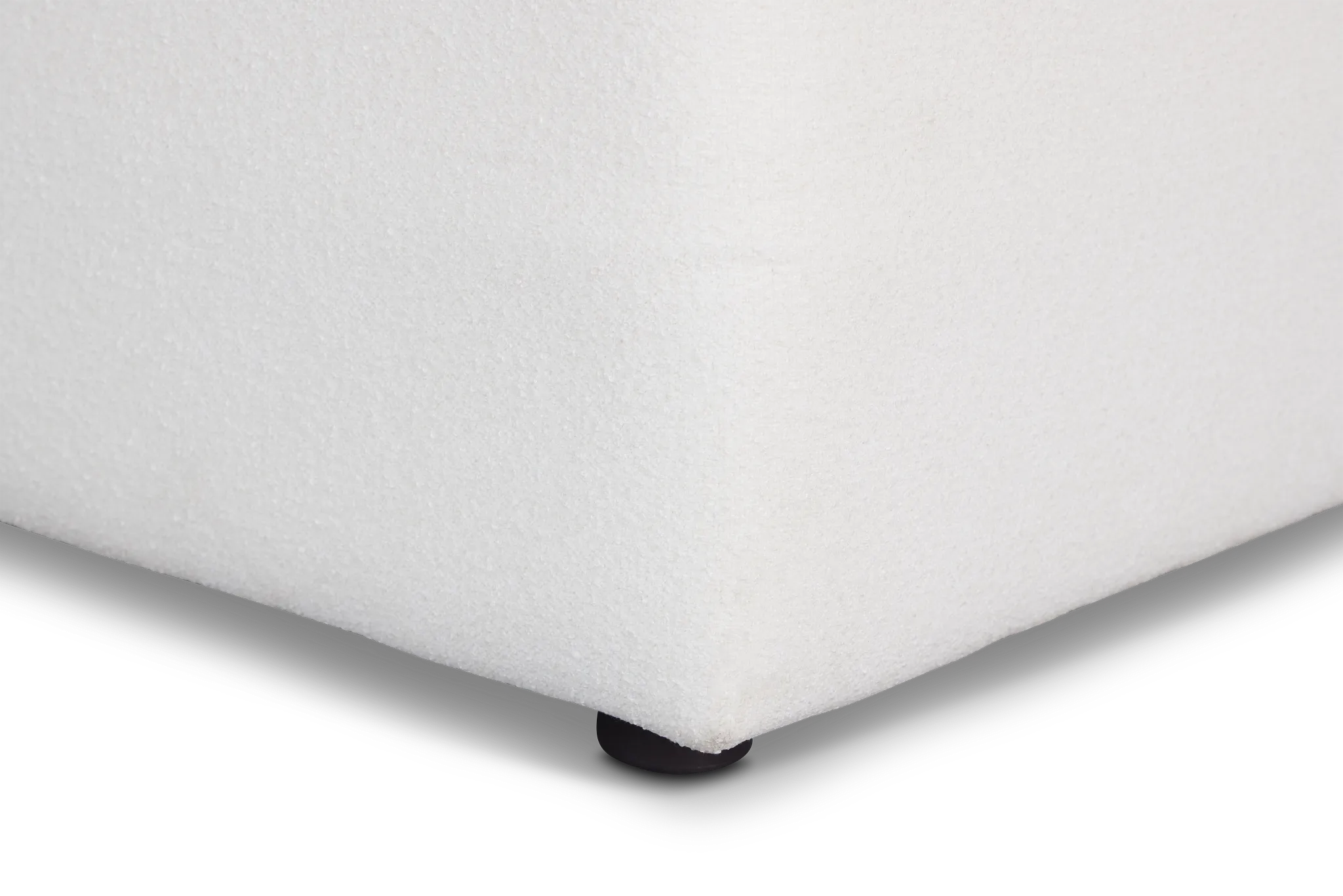 Destin Elite Ivory Fabric Corner Chair