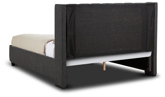 Chatham Dark Gray Low Platform Storage Bed