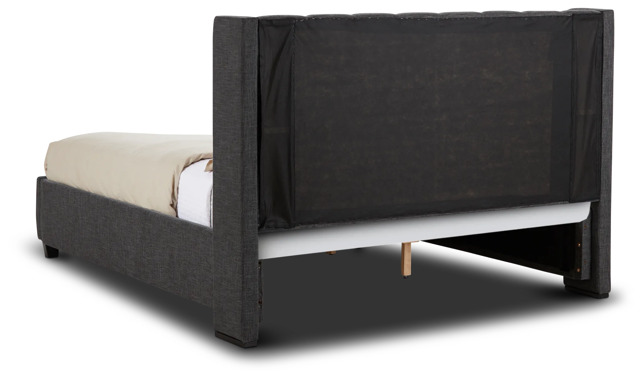 Chatham Dark Gray Low Platform Storage Bed