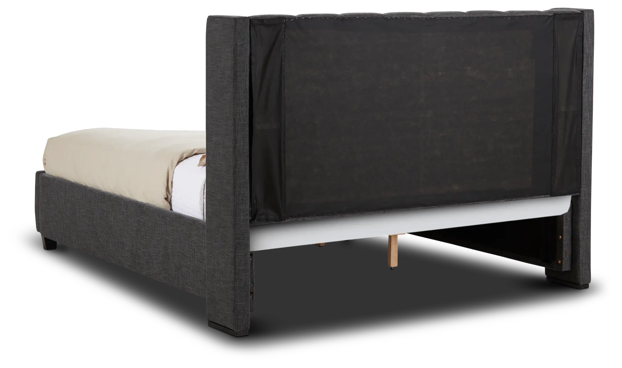 Chatham Dark Gray Low Platform Storage Bed Chatham Dark Gray Low Platform Storage Bed