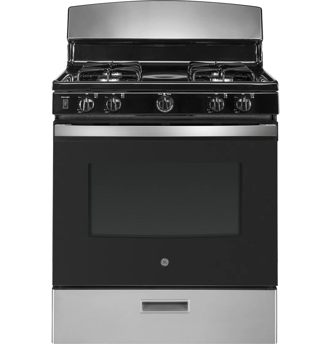 Ge 30 Series Stainless Steel 30" Gas Range