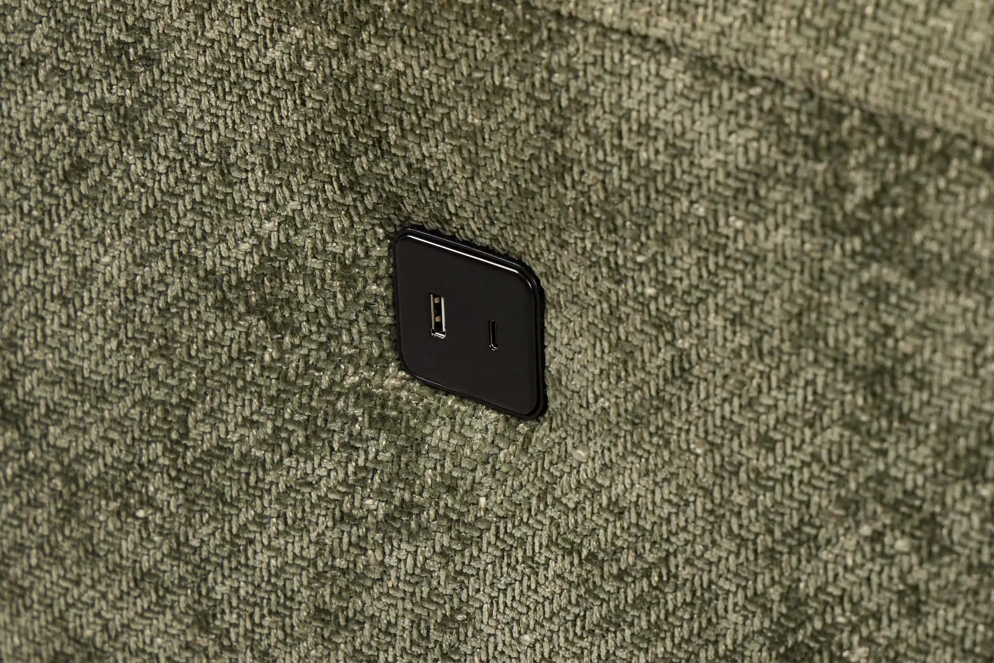 Hendrix Green Fabric Right Power Extension Chaise Sectional Hendrix Green Fabric Right Power Extension Chaise Sectional