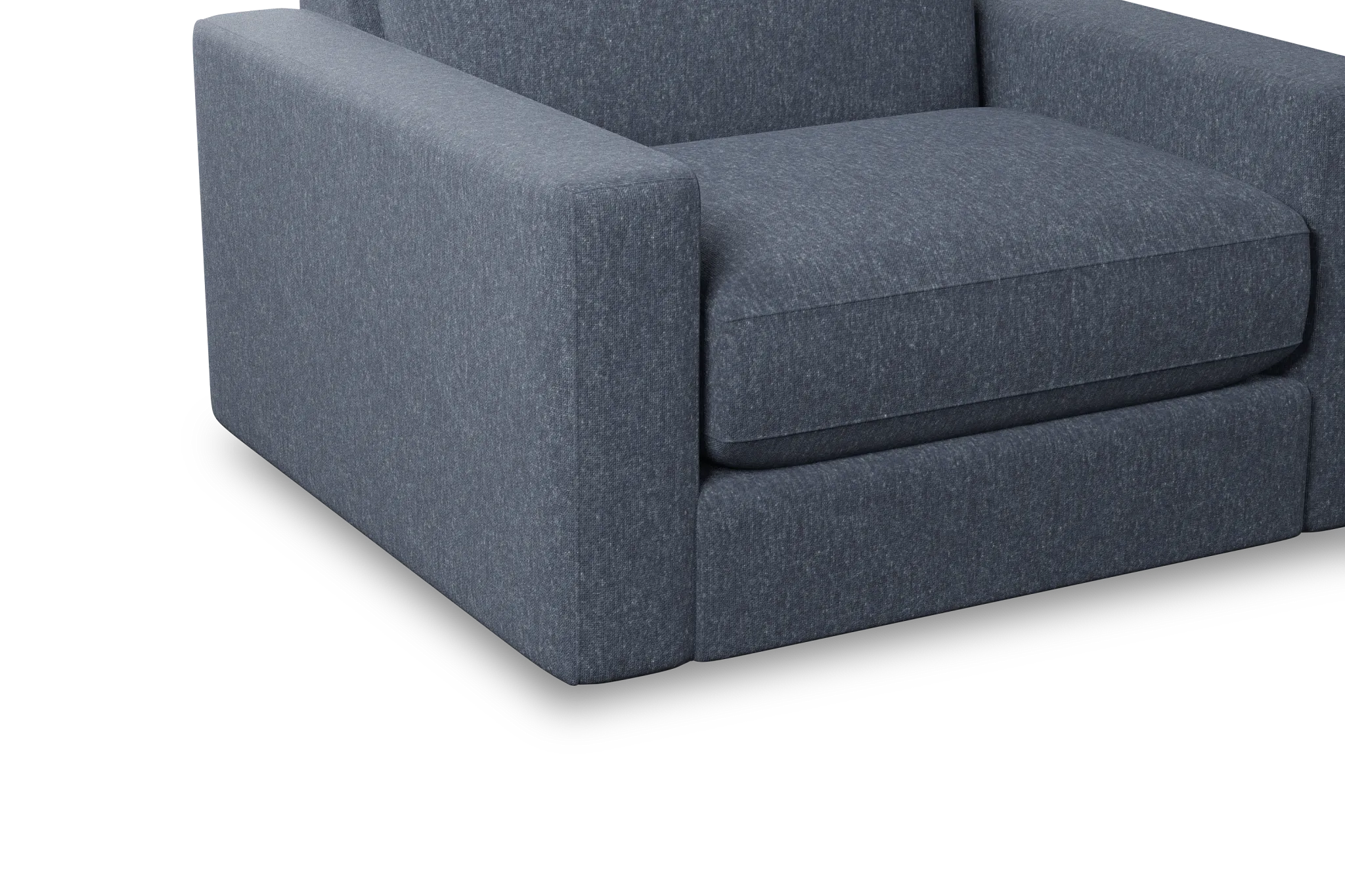 Edgewater Maguire Blue Swivel Chair