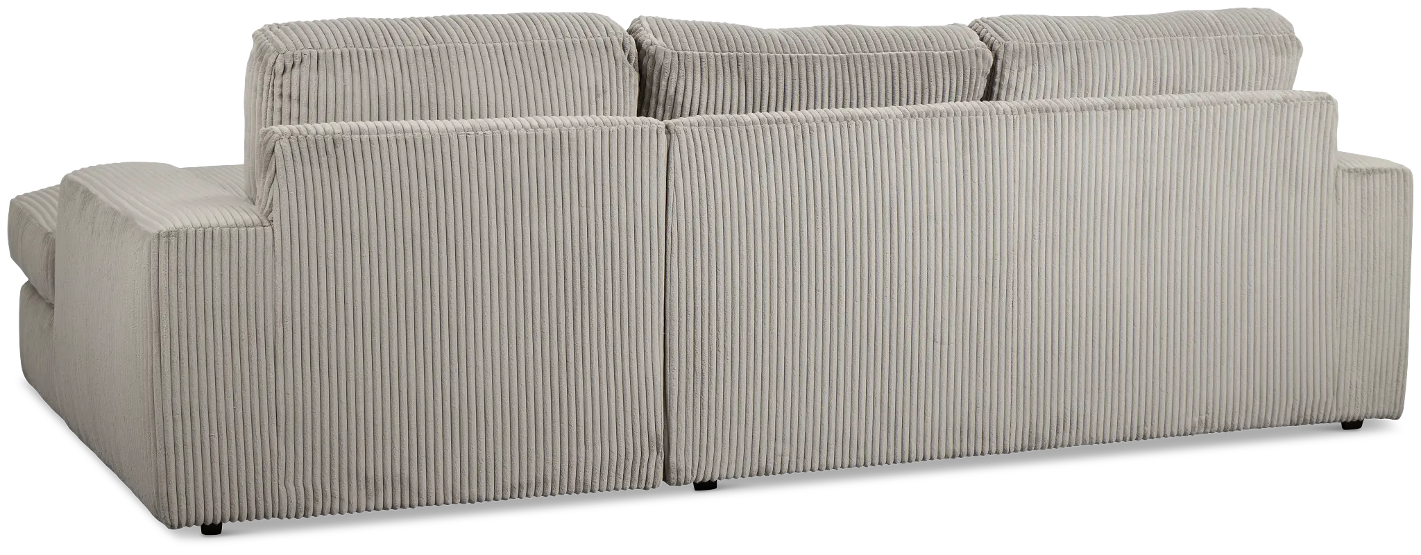 Charlie Gray Fabric Right Chaise Sectional Charlie Gray Fabric Right Chaise Sectional