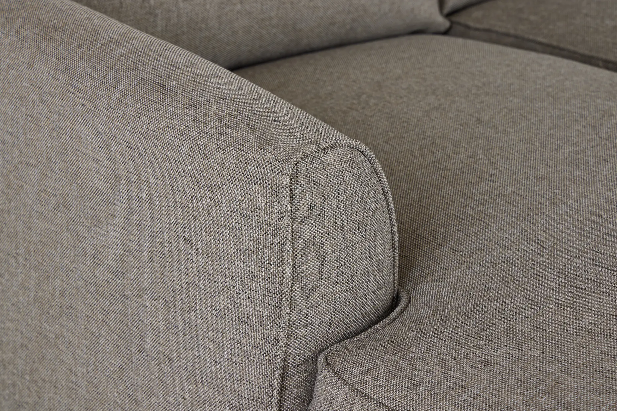 Asheville Brown Fabric Left Chaise Sectional Asheville Brown Fabric Left Chaise Sectional