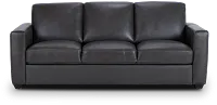 Lane Dark Gray Lthr/vinyl Sofa