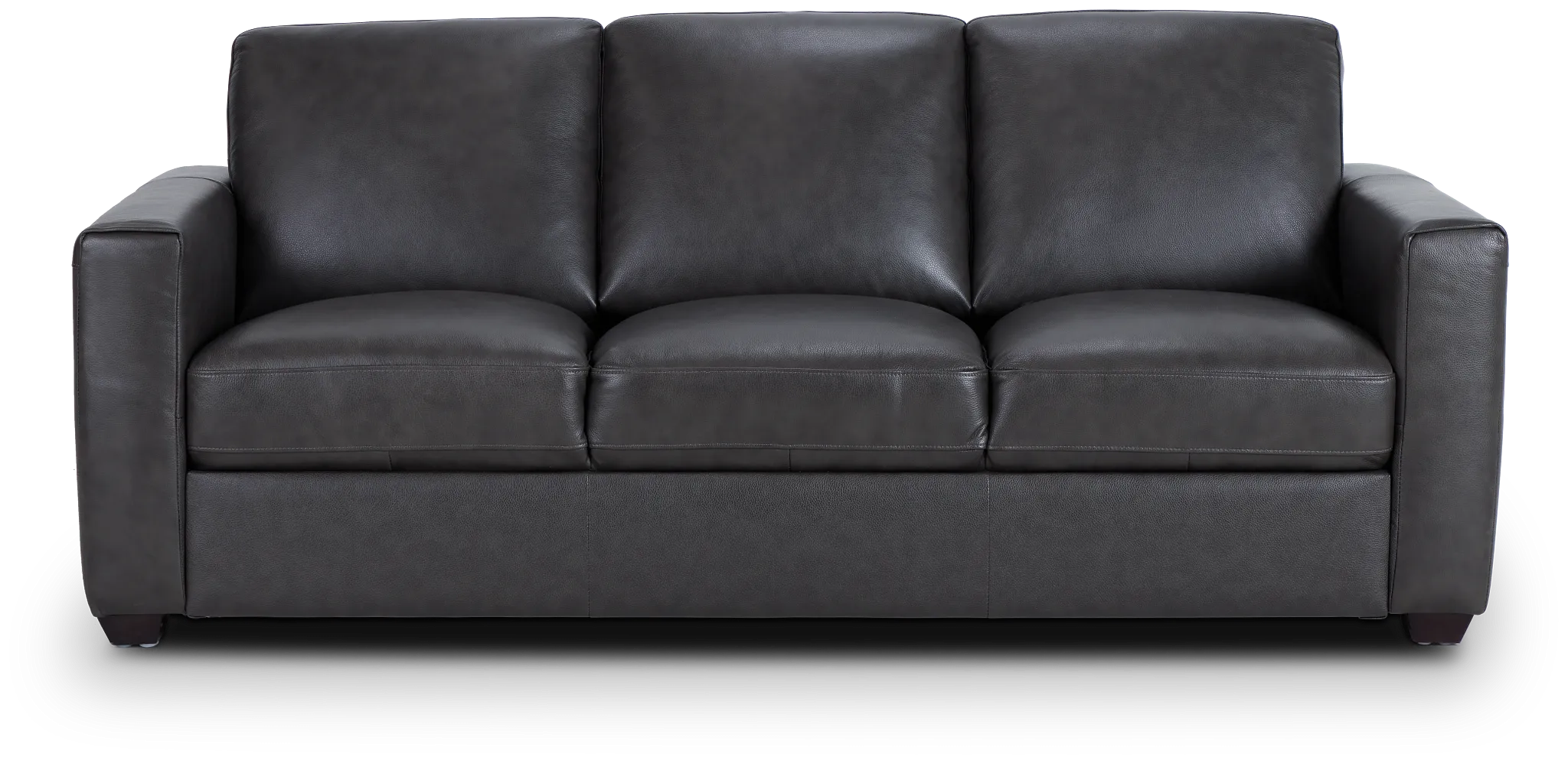 Lane Dark Gray Lthr/vinyl Sofa