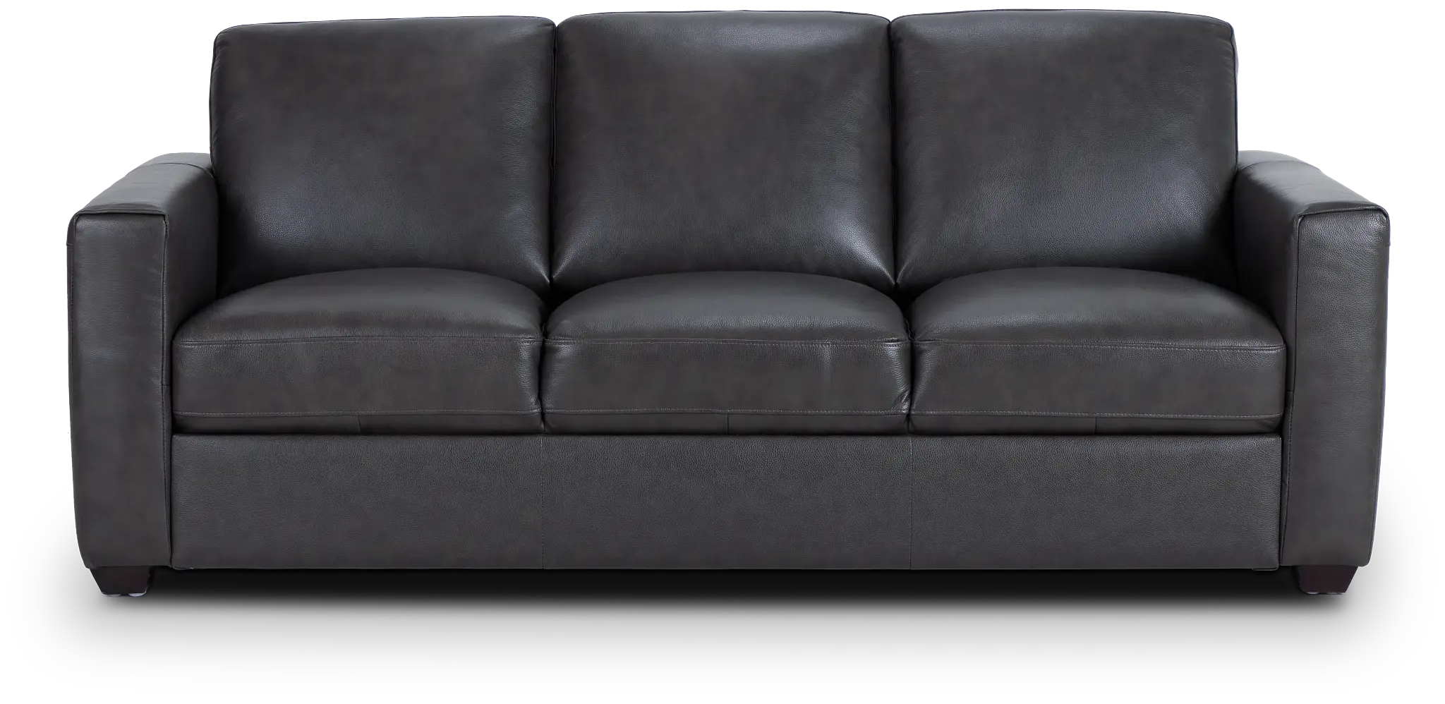 Lane Dark Gray Lthr/vinyl Sofa Lane Dark Gray Lthr/vinyl Sofa