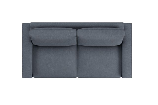 Edgewater Victory Dark Blue 84" Sofa W/ 2 Cushions