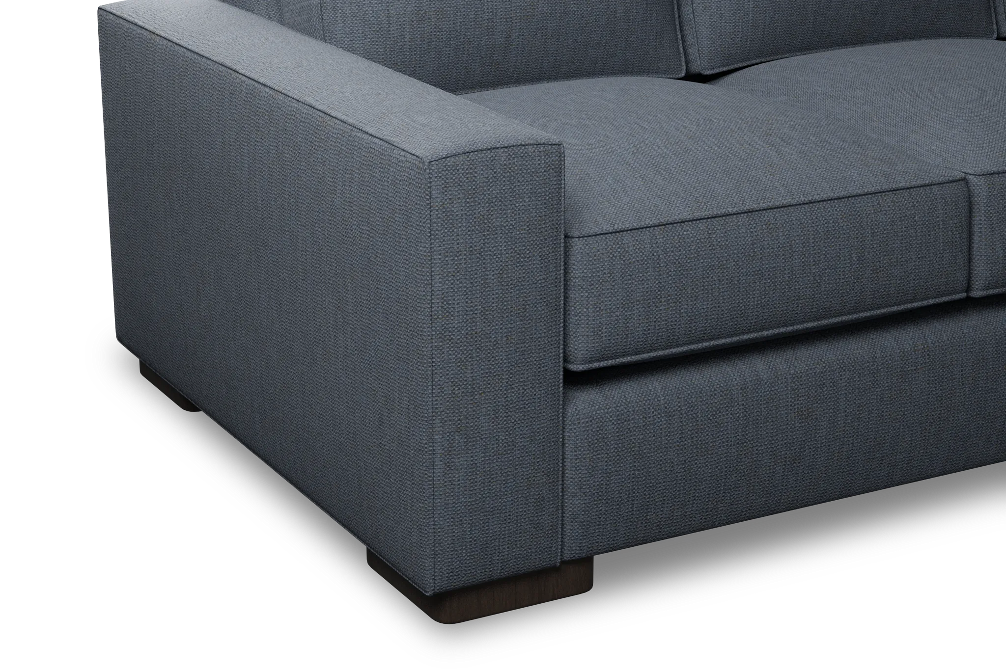 Edgewater Victory Dark Blue 84" Sofa W/ 3 Cushions