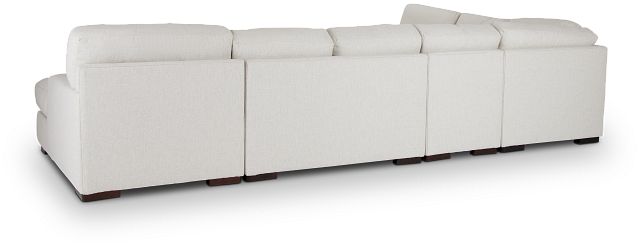 Veronica White Down Large Right Chaise Sectional