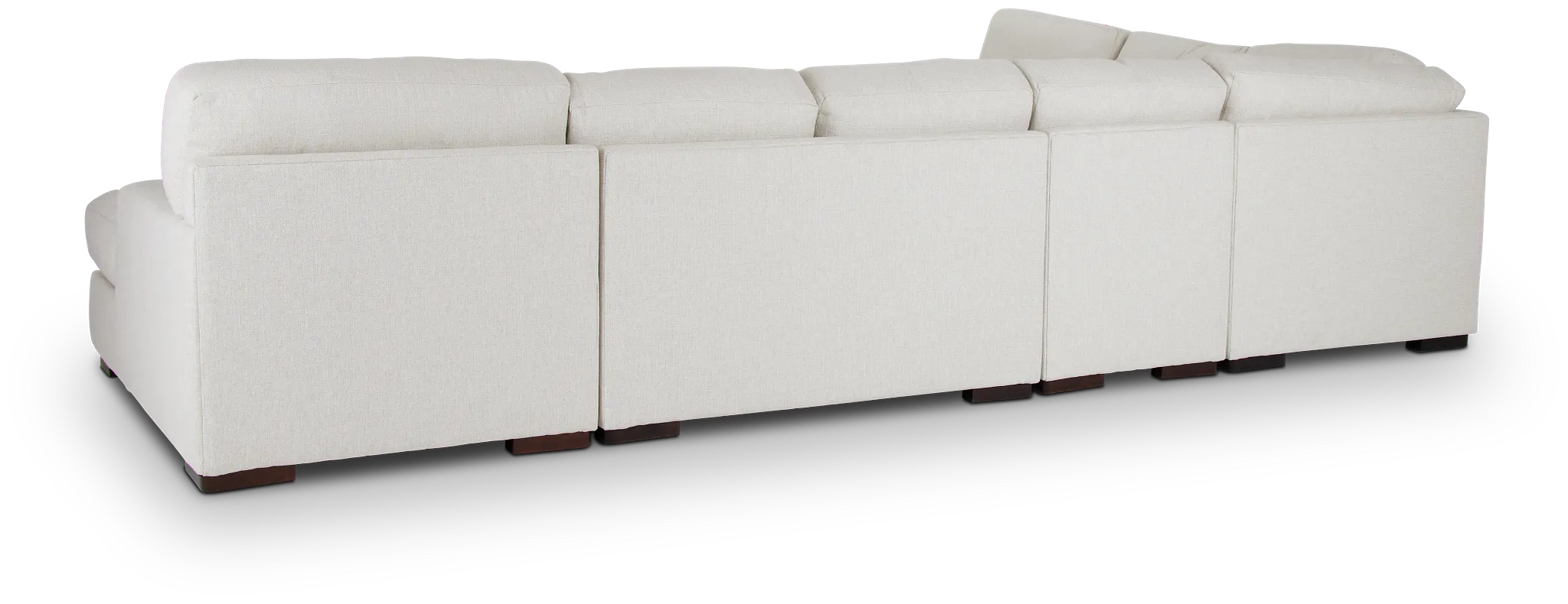 Veronica White Down Large Right Chaise Sectional