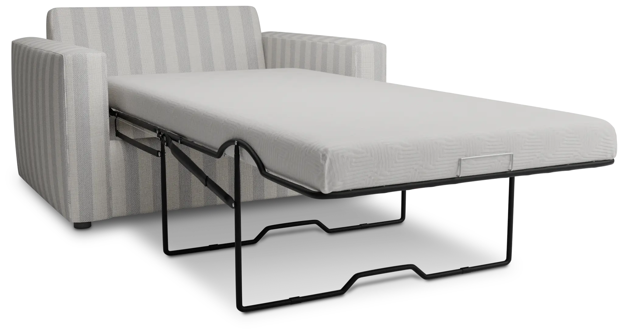 Siesta Sea Lane Light Gray Fabric Cooling Memory Foam Sleeper Siesta Sea Lane Light Gray Fabric Cooling Memory Foam Sleeper