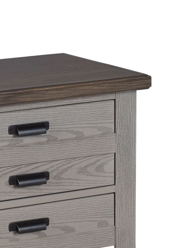 Bungalow Two-tone 2-drawer Nightstand