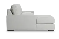 Edgewater Revenue White Left Chaise Sectional
