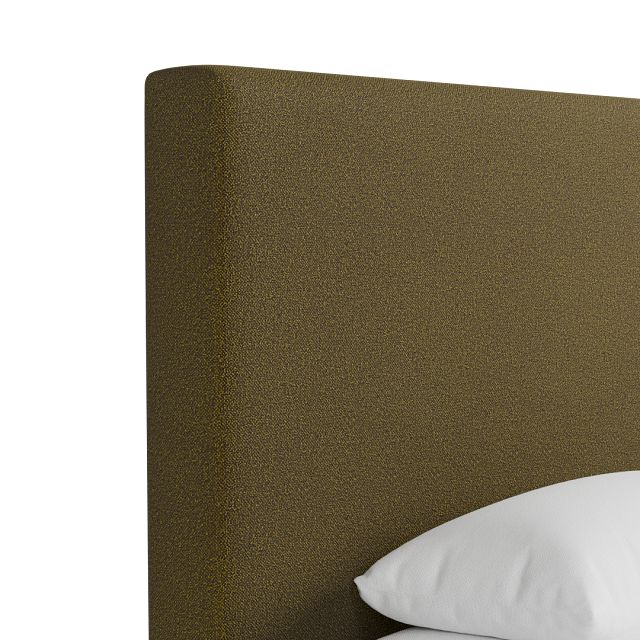 Grayton Elite Dark Green 54" Upholstered Platform Bed
