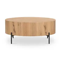 Four Hands Reni Light Tone Round Coffee Table