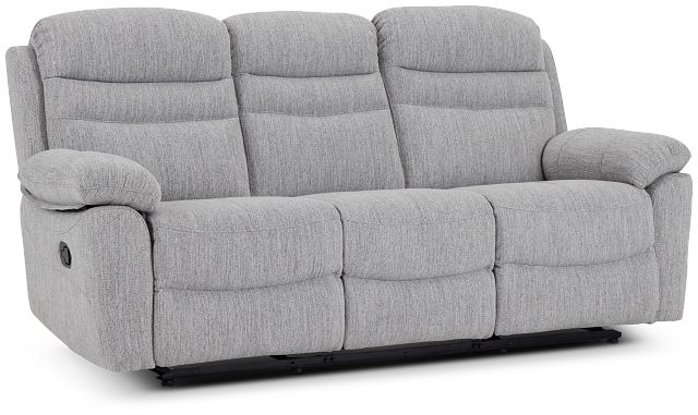 gray reclining couch