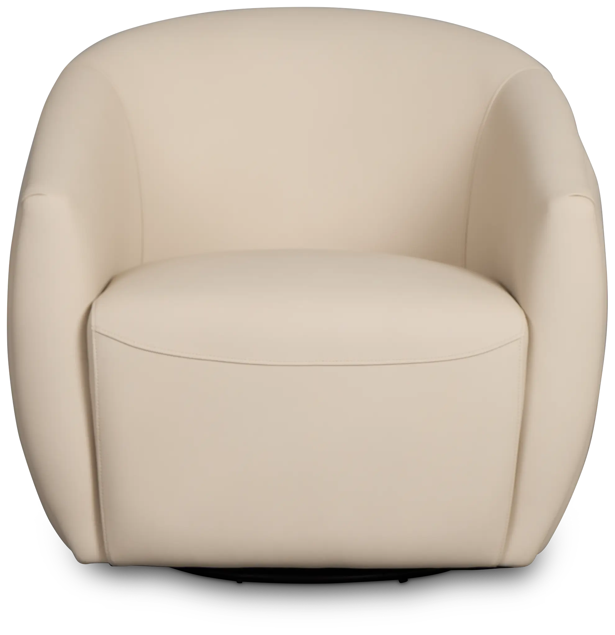 Kellan Ivory Leather Swivel Chair Kellan Ivory Leather Swivel Chair