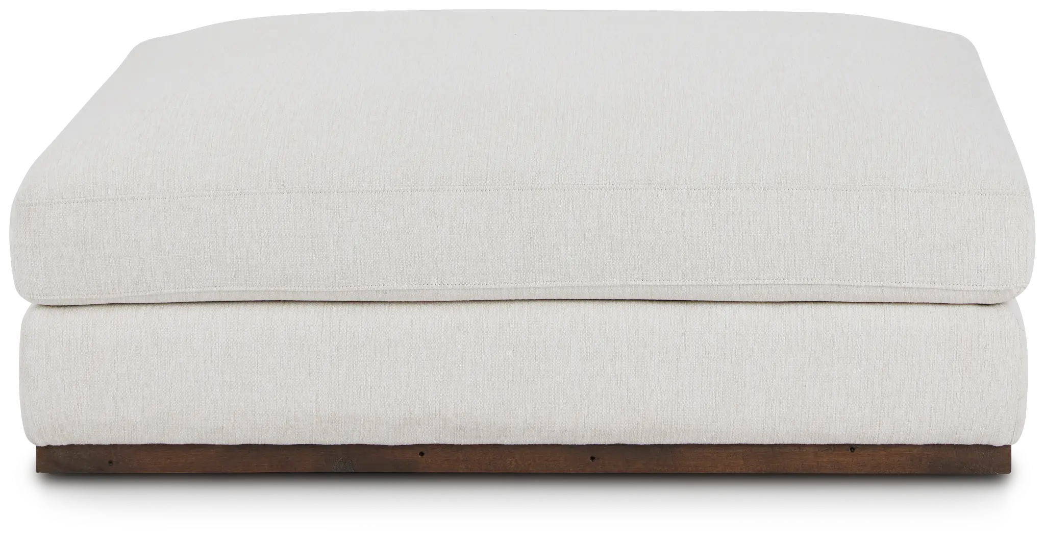 Mckenzie White Square Large Ottoman Mckenzie White Square Large Ottoman