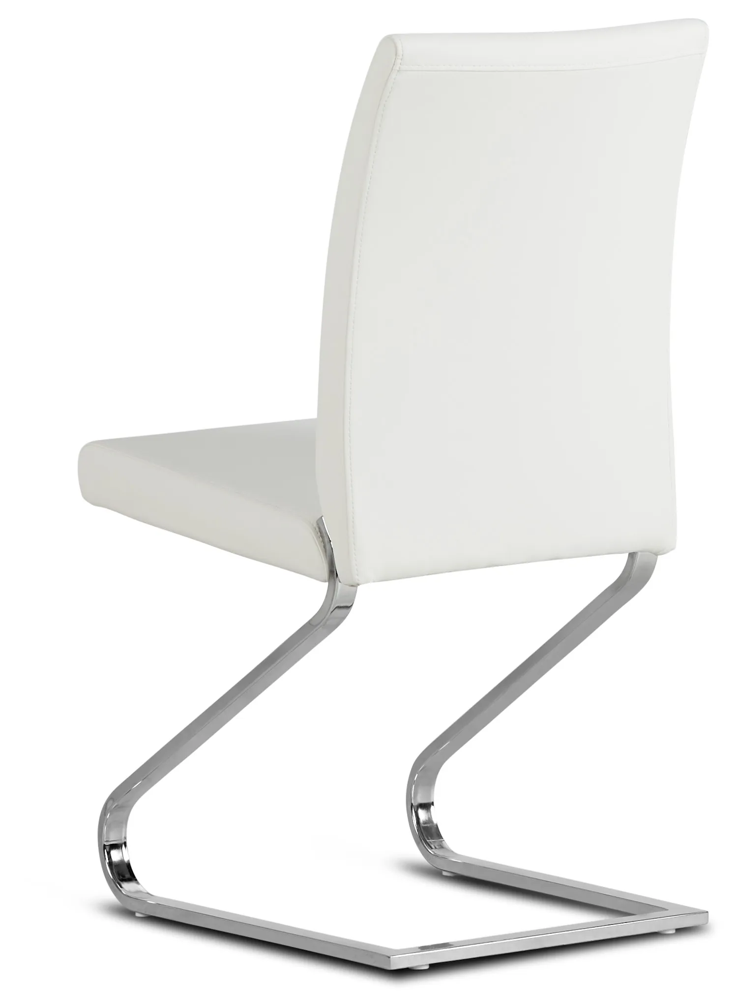 Corsica White Upholstered Side Chair