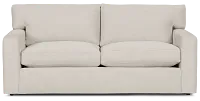 Hudson Gray Fabric Loveseat