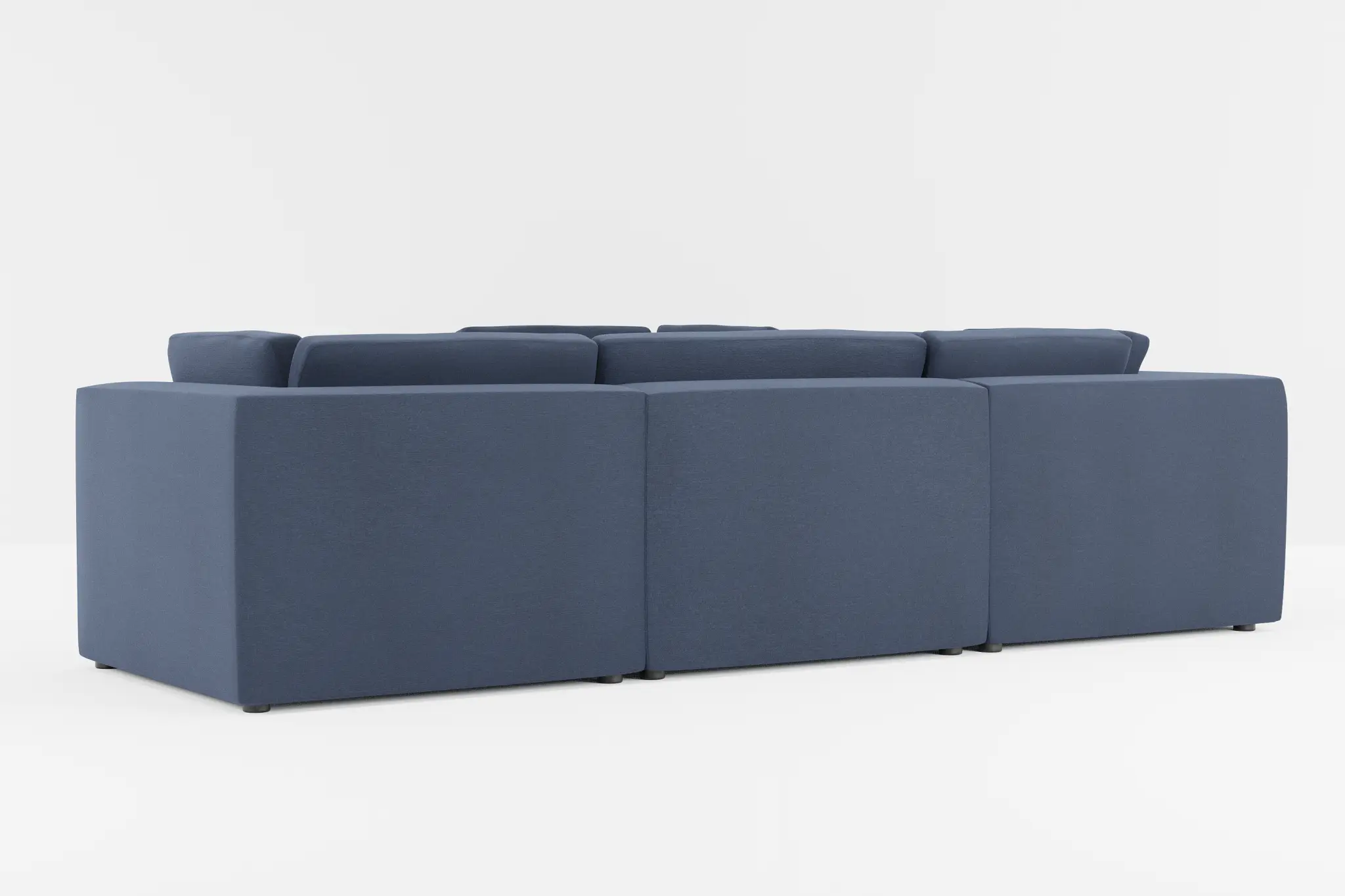 Destin Peyton Dark Blue Fabric 5-piece Modular Sectional Destin Peyton Dark Blue Fabric 5-piece Modular Sectional