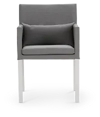Lisbon Gray Cushioned Chair